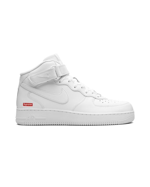 Nike Black Air Force 1 Mid "Supreme for men