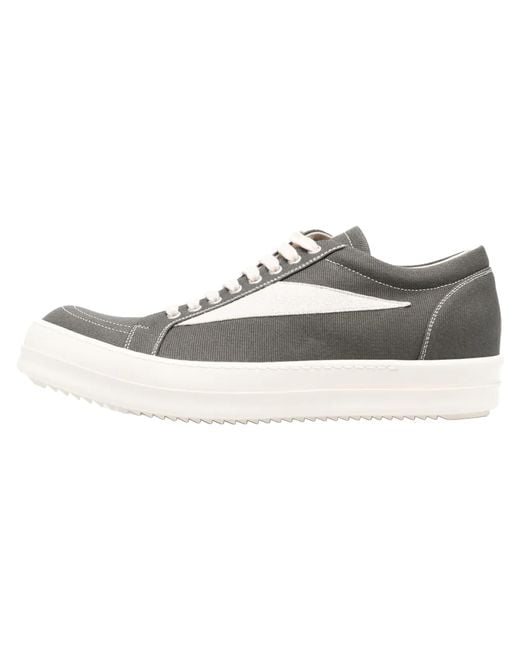 Rick Owens Black Luxor Vintage Sneaker Low Hustler Milk" Du02C5803 Do 9611" for men
