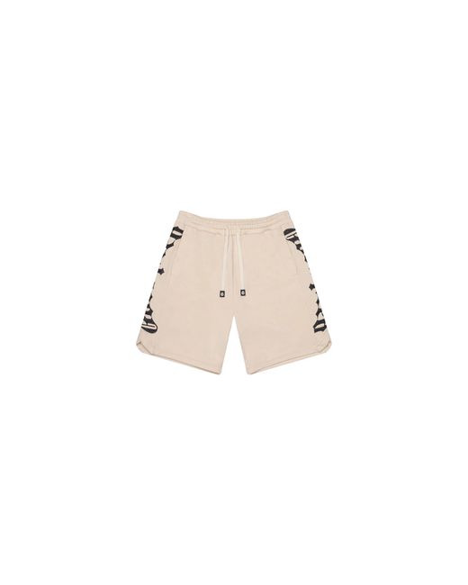GODSPEED NEW YORK Black Courtside Shorts "Bone" J6M0Cnho" for men
