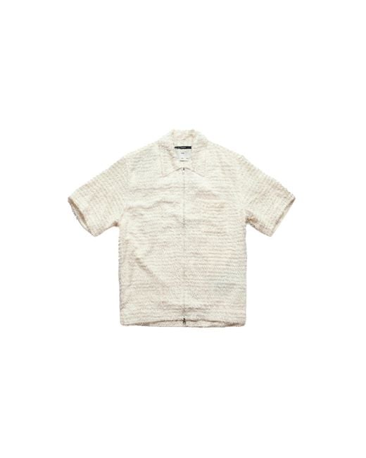 Song For The Mute Black Shaggy Box Shirt 242 Msh067 Shstwht" for men