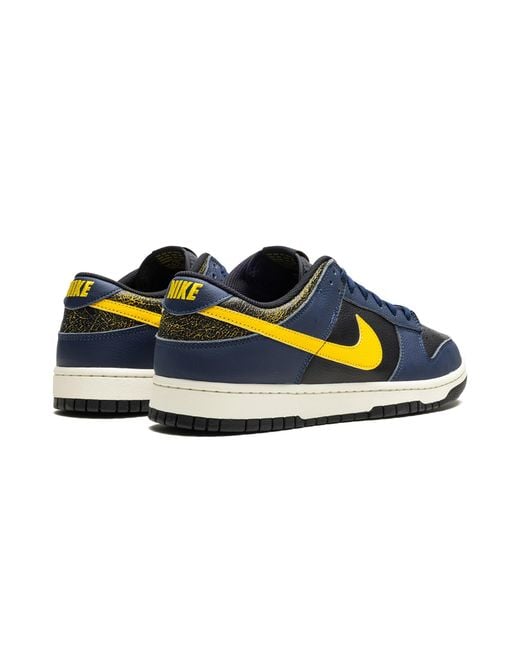 Nike Blue Dunk Low Vintage "Michigan" Fz4014 010" for men
