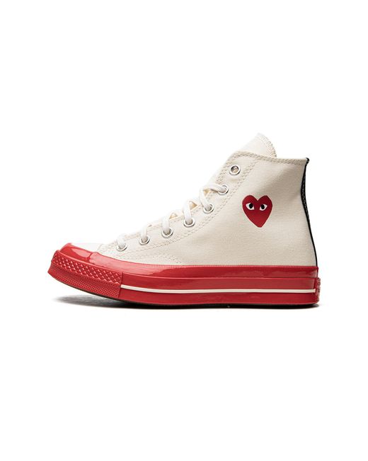 Converse Red Chuck 70 High "Cdg Play for men