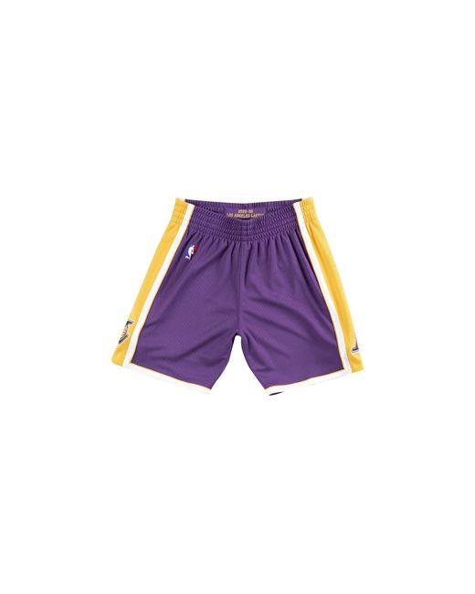 Mitchell & Ness Purple Authentic Road Shorts "Nba Lakers 08-09" Ashrgs18039 Lalpurp08" for men