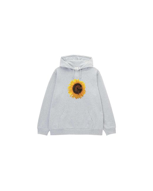 Gramicci Black G-Flower Pullover Hoodie "Heather" G6Su-J113-Hg" for men