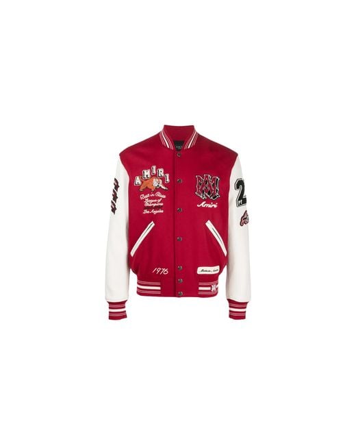 Amiri Black Tiger Varsity Jacket Pf23M0S003 610" for men