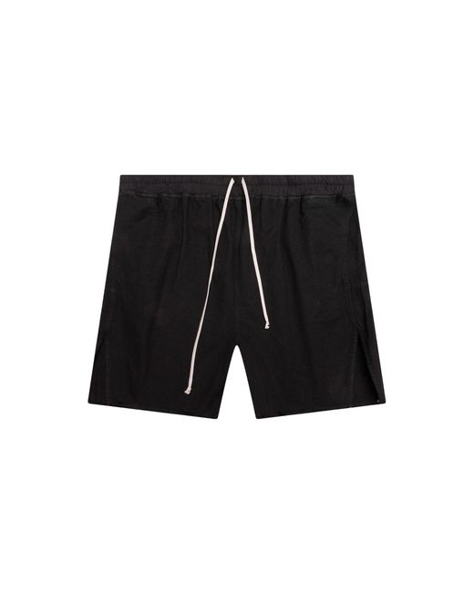 Rick Owens Black Hollywood Zipper Cargo Shorts Du01E3383 Cvs 09" for men