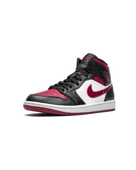 Nike Black Air 1 Mid "Bred Toe" 554724 066" for men