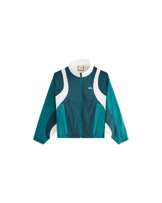 Kith Green Allium Seamed Zip Track Jacket "Multi" 12"