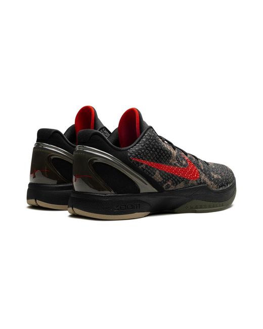 Nike Black Zoom Kobe 6 Protro "Italian Camo" Shoes for men