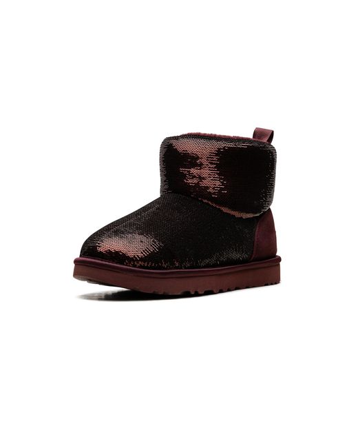 Ugg Black Classic Mini Mirror Ball "Wild Grape" 1151291 Wgrp"