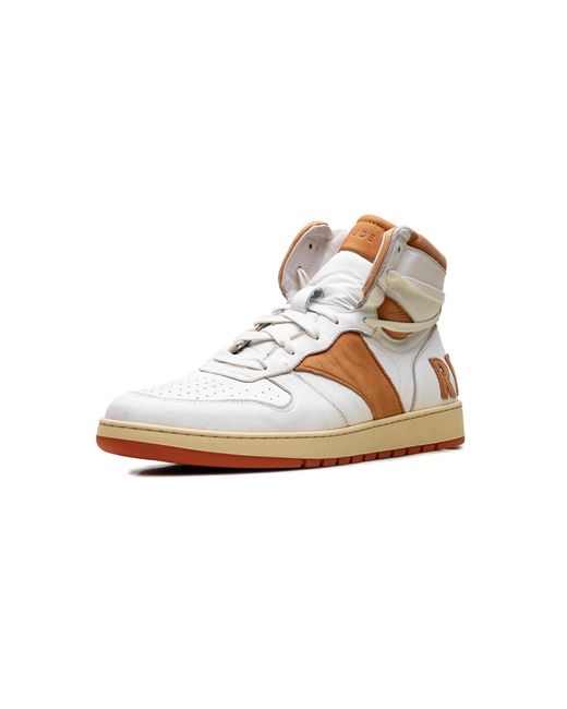 Rhude Black Leather Rhecess Hi Top Sneakers "Multi Rhss22Fo221785620562" for men