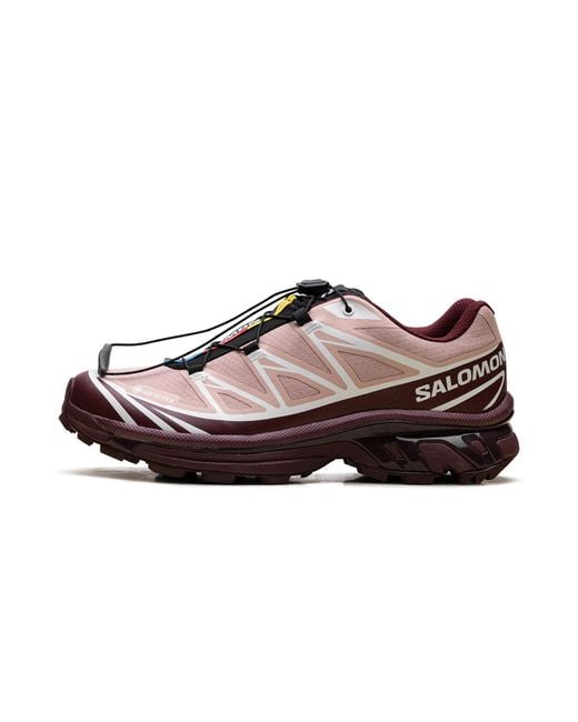 Salomon Black Xt-6 Gtx "Mahogany Rose Tawny Port" L47863700" for men