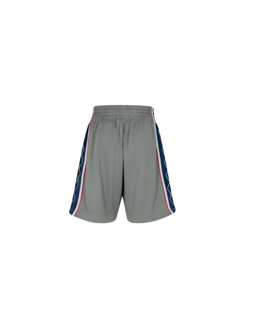 Mitchell & Ness Black Nj Nets Alt Shorts Ashr4181 Njn04Ppppwgy" for men