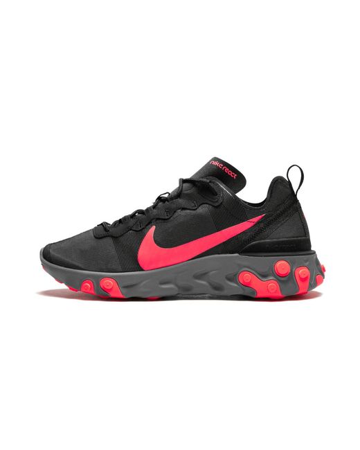 Nike Black React Element 55 Bq6166 002" for men