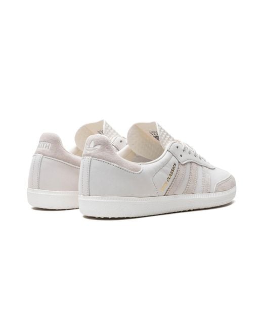 Adidas White Samba "Kith for men
