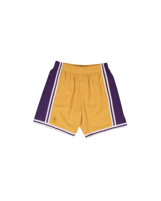 Mitchell & Ness Black Nba Swingman Home Shorts "1996-97 Los Angeles Lakers for men