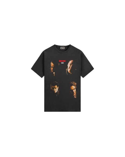 Kith Black The Sopranos Characters Vignette Vintage T-Shirt Khm034643 001" for men