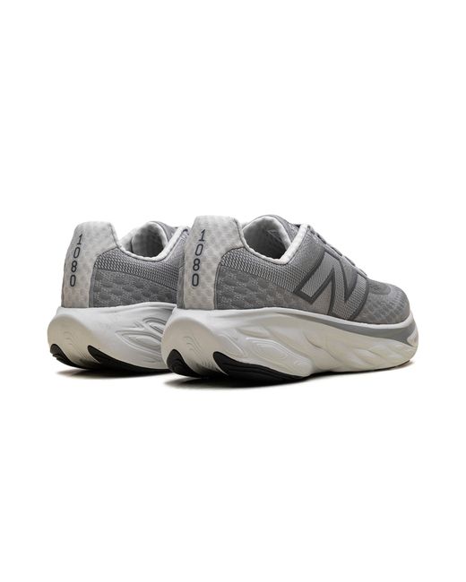 New Balance Gray Fresh Foam X 1080 V14 M108014G" for men