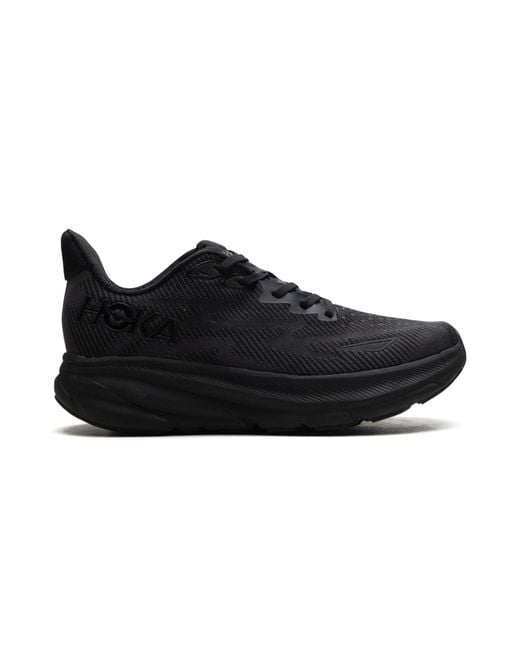 Hoka One One Black One Clifton 9 1127895 Bblc" for men