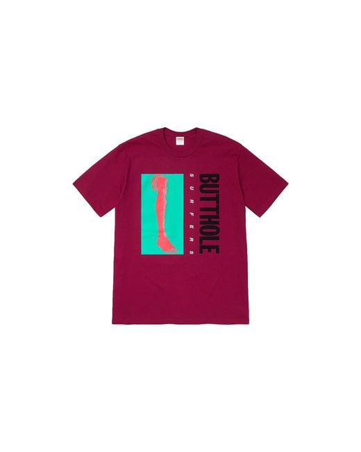 Supreme Black Butthole Surfers Leg T-Shirt "Ss21