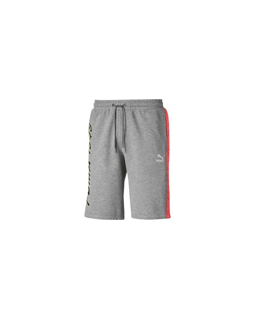 PUMA Black Luxtg Sweat Pant Bermuda 595750 03" for men