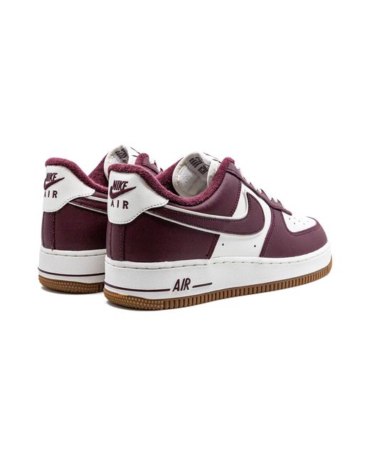 Nike Purple Air Force 1 Low "College Pack for men