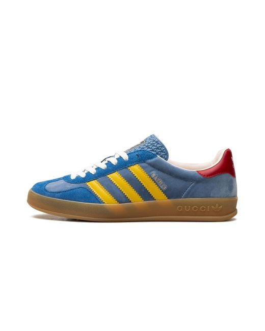 Adidas Blue Gazelle "Gucci Light Suede" Hq8851" for men