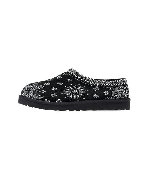 Bravest Studios Black Paisley Slippers Bs44" for men