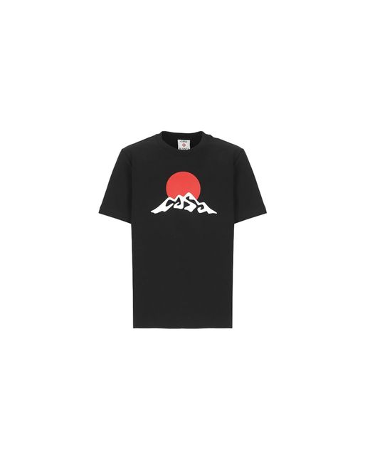 Casablanca Black Montagne Snow T-Shirt Mpf25 Jts 001 02" for men