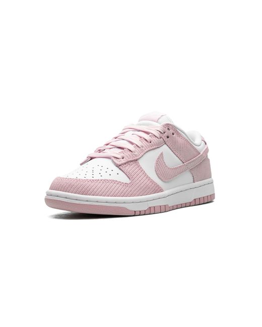 Nike Black Dunk Low "pink Corduroy" Shoes