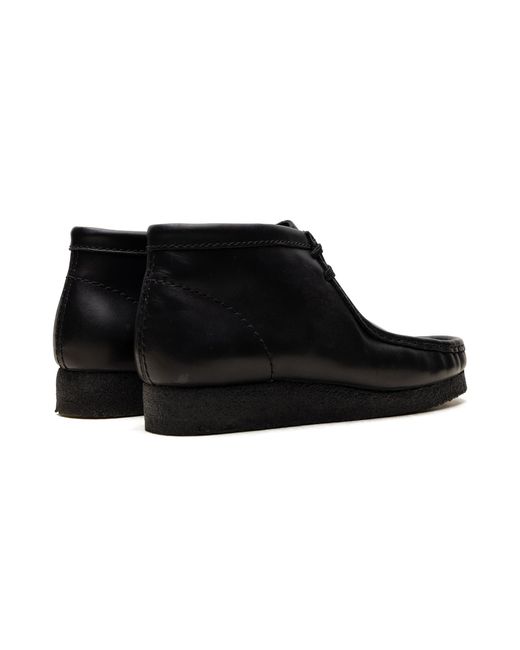 Clarks Black Wallabee Leather" 26155512" for men