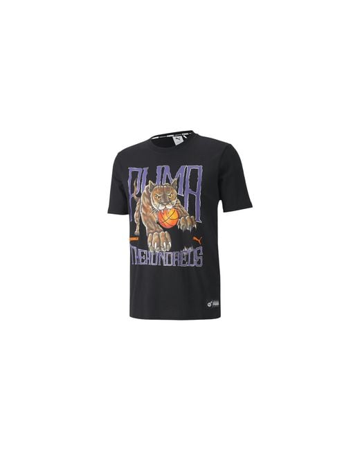 PUMA Black The Hundreds T-Shirt 596750 01" for men