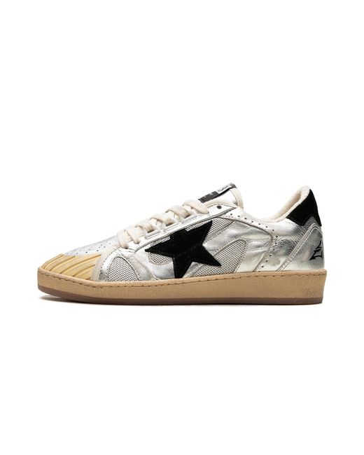 Golden Goose Deluxe Brand Black Ball Star Double Quarter With Waves Laminated And Net Upper Suede Star And Heel Gwf00556.F005687.60246"