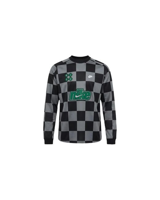 Nike Black Sportswear Club Goalie Top "Smoke Malachite" Ii4367 084" for men
