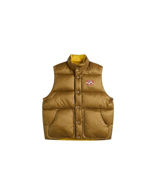 Human Made Black Reversible Down Vest Drab" Hm30Jk024" for men