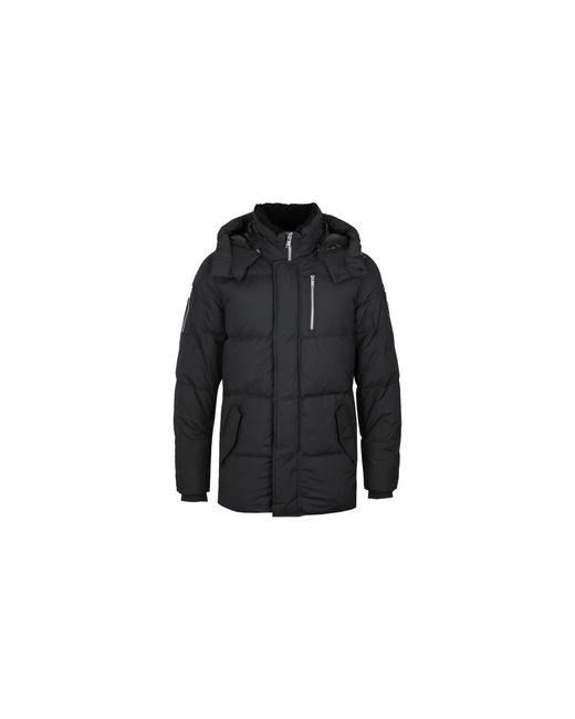 Moose Knuckles Black Everest 3Q Puffer Jacket M35Mj146 292" for men
