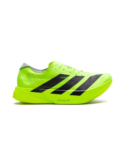 Adidas Green Adizero Adios Pro 4 "Lucid Lemon" Jr6364" for men