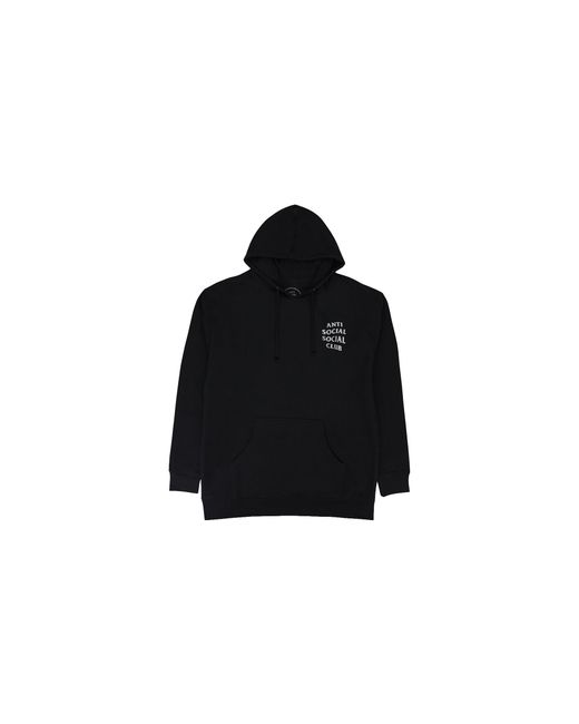ANTI SOCIAL SOCIAL CLUB Black Glitter Blinded Hoodie 00657 10004Asscgb Blac" for men