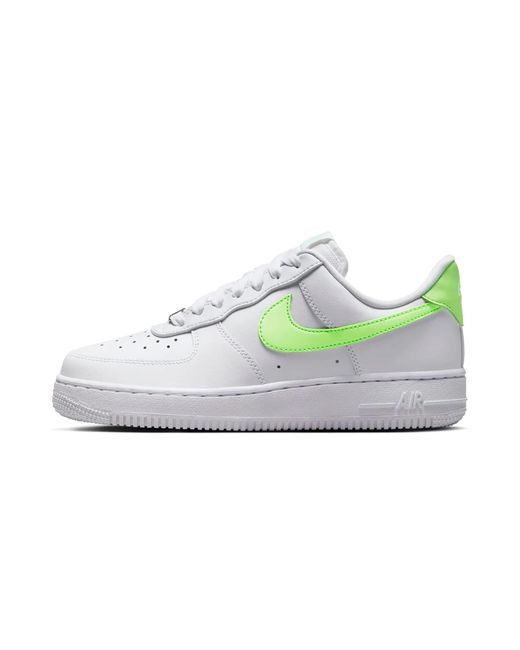 Nike Black Air Force 1 '07 "Lime" Dd8959 114"