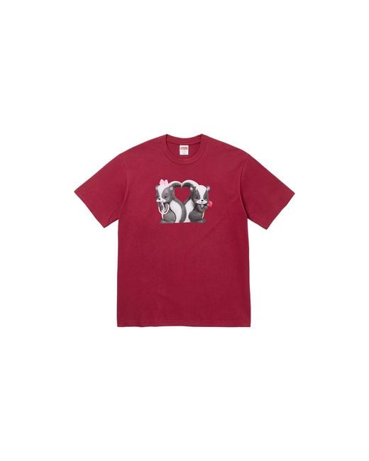 Supreme Red Skunk T-Shirt "Ss26