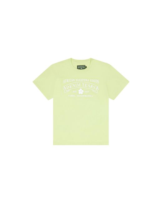 DENIM TEARS Black Adg T-Shirt "Mint" Dt629" for men
