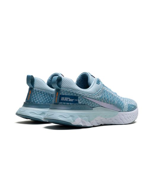 Nike Blue React Infinity Run Fk 3 "ocean Bliss" Shoes for men