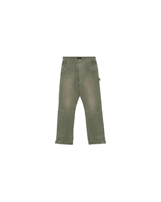 Purple Brand Black Snap Carpenter Pants M5005 Ctmi" for men