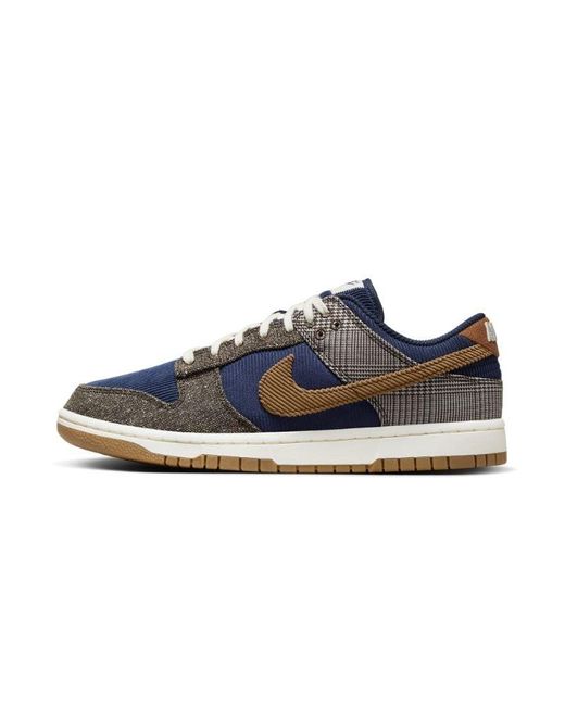 Nike Dunk Low Tweed Corduroy Shoes in Blue Lyst UK