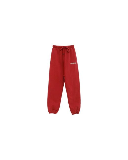 Fear Of God Red Heavy Fleece Classic Sweatpant "Crimson" 130Ho258391F" for men