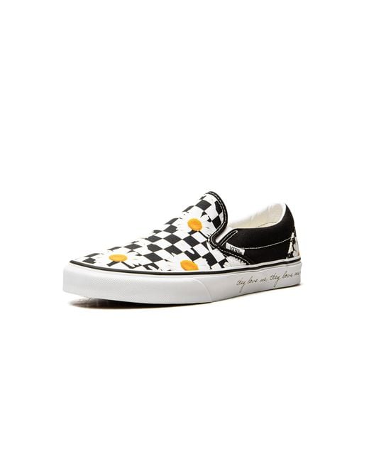 Vans Black Classic Slip-On "Love Me, Love Me Not" Vn0A5Jmhb0B" for men