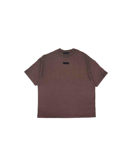 Fear Of God Brown T-Shirt "Heather Wood" 125Su244192F" for men