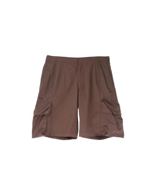 Oakley Brown Jaylen Reserve Momento Chargo Shorts "Limited Edition for men
