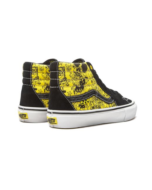 Vans Black Skate Sk8-Hi "Spongebob" Vn0A5Fcczau" for men