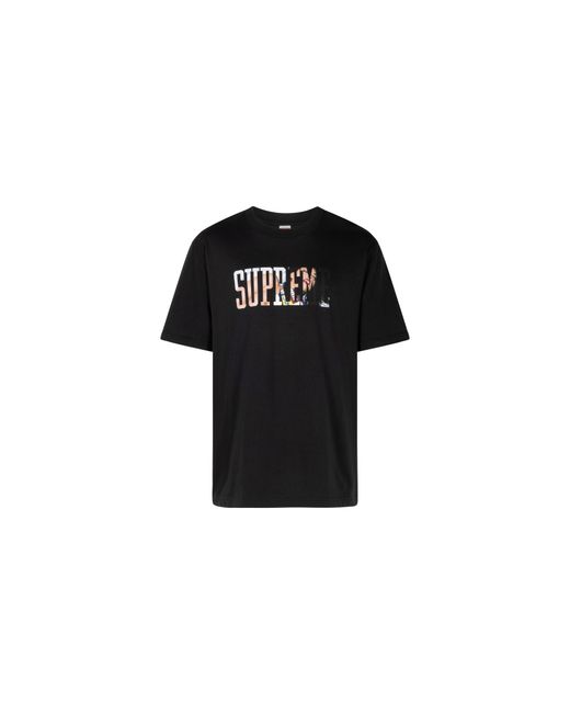 Supreme Black Tera Patrick Collegiate T-Shirt Su548"